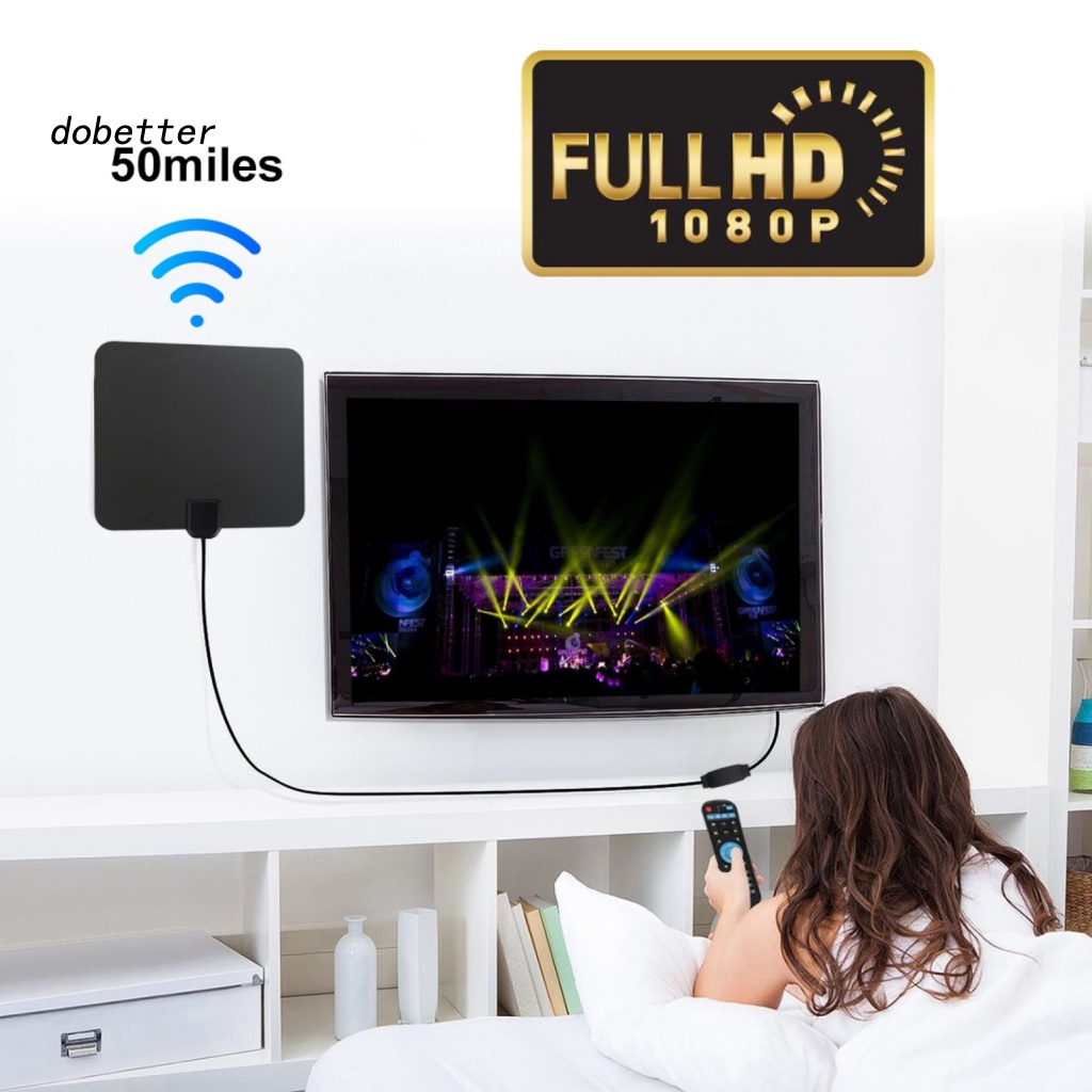 Bộ Ăng Ten Khuếch Đại Tín Hiệu HDTV DTMB TV Kỹ Thuật Số Trong Nhà / Ngoài Trời