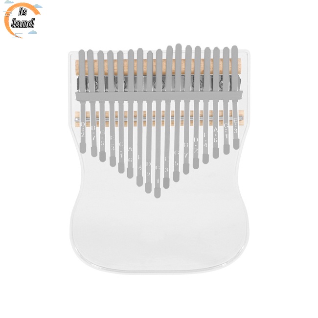 Đàn Kalimba 17 Phím Bằng Acrylic Trong Suốt Dành Cho Người Mới Bắt Đầu