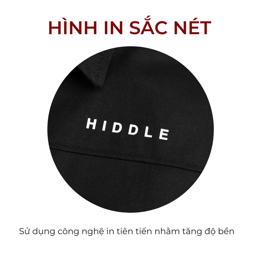 Áo khoác nam kaki 2 lớp cao cấp màu đen tay dây kéo sang trọng HIDDLE | H8-AK8