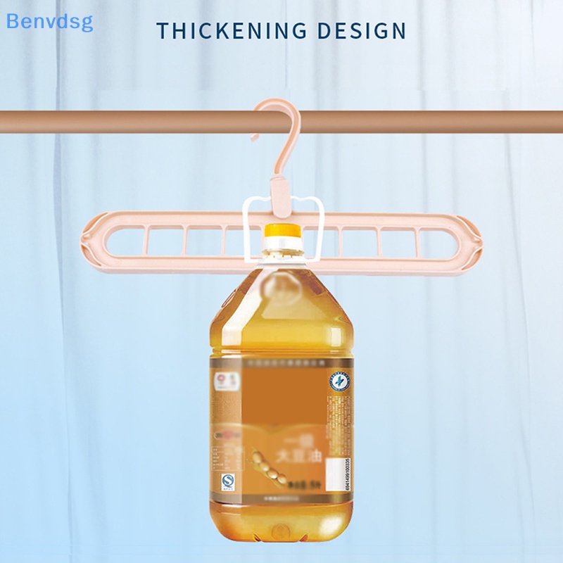 Thanh treo móc quần áo 9 Ngăn Tiết Kiệm Không Gian Tiện Dụng