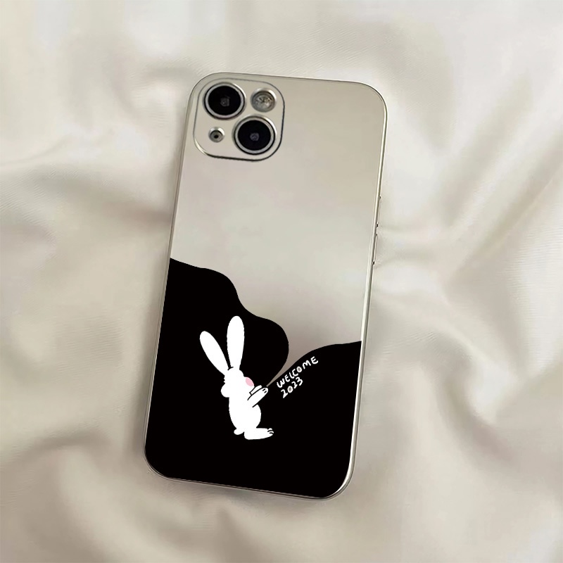 Ốp Điện Thoại Silicon TPU Mềm Mạ Điện Dễ Thương Chống Sốc Cho IPhone 14 13 12 Pro Max Casing 11 XS XR X 8 + 7 6S Plus