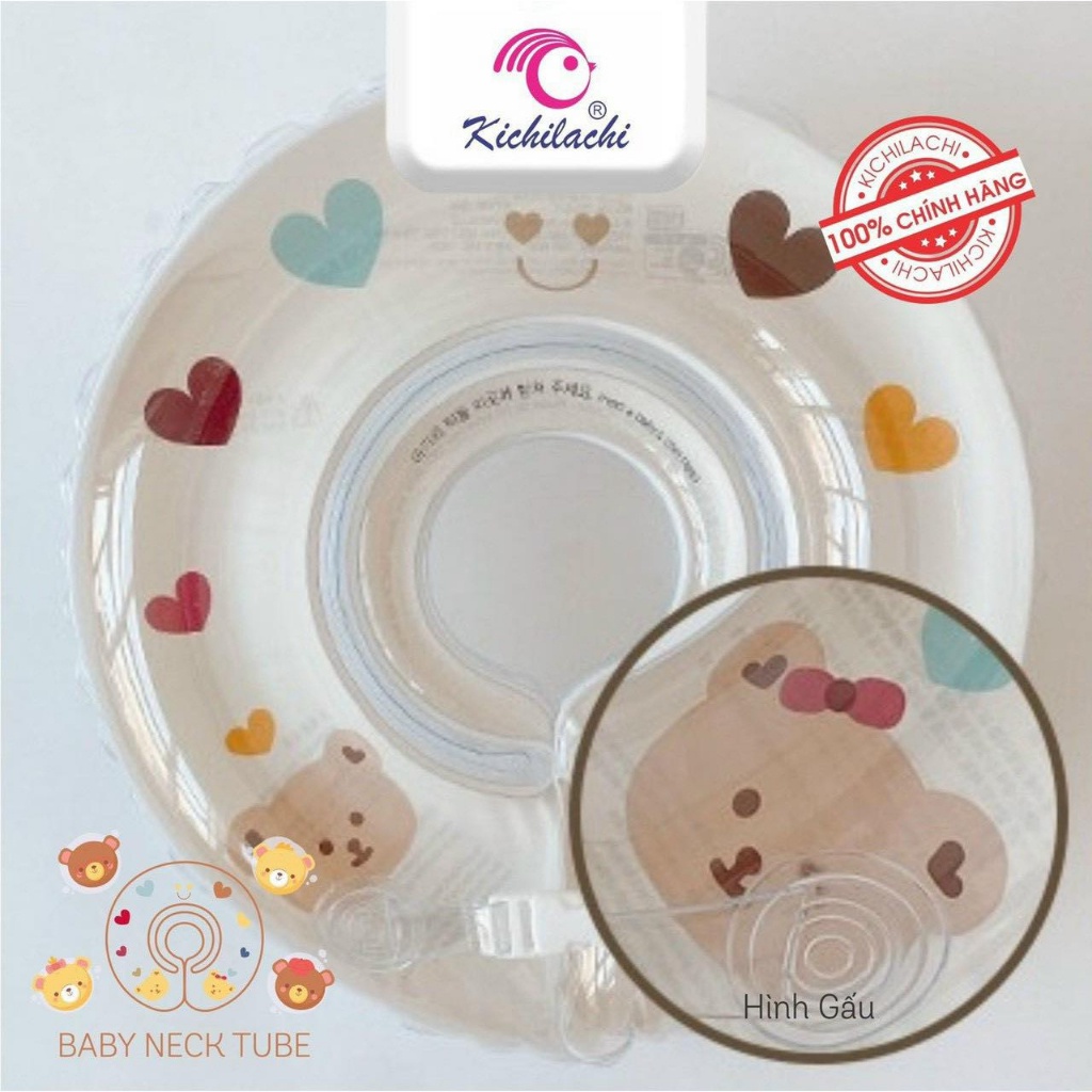 Phao Bơi Đỡ Cổ kichi , phao bơi đỡ cổ Cho Bé, phao bơi cho bé Kichi,