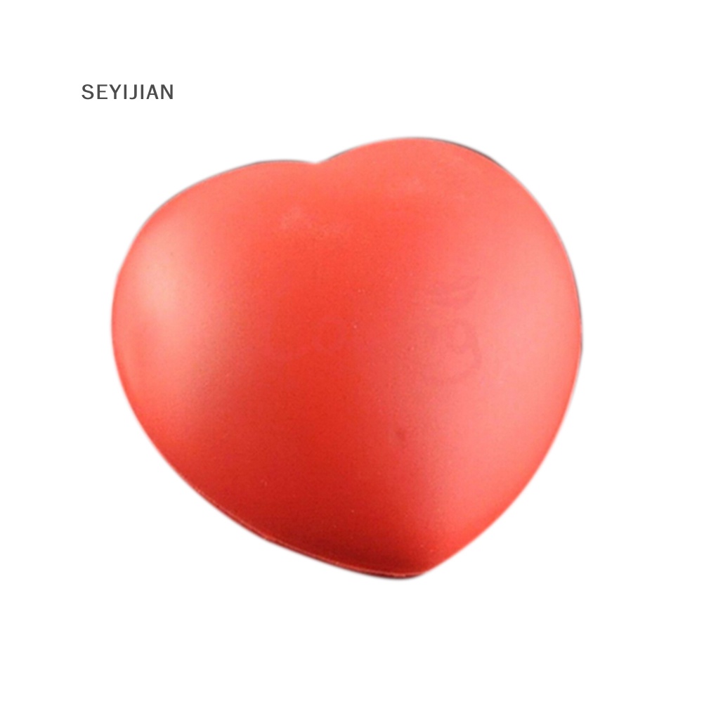 1 X Bóng Cao Su Mềm Đàn Hồi Giảm Căng Thẳng Hình Trái Tim