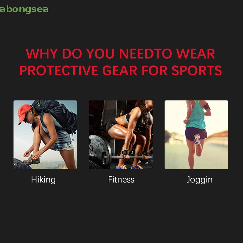 Abongsea Băng Đeo Cổ Tay Thoáng Khí Thấm Hút Mồ Hôi Khi Chạy Bộ / Đạp Xe Dành Cho Nam Và Nữ