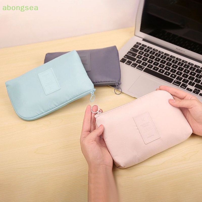Abongsea Túi Đựng Dây Cáp Sạc USB Kỹ Thuật Số Tiện Dụng Khi Đi Du Lịch