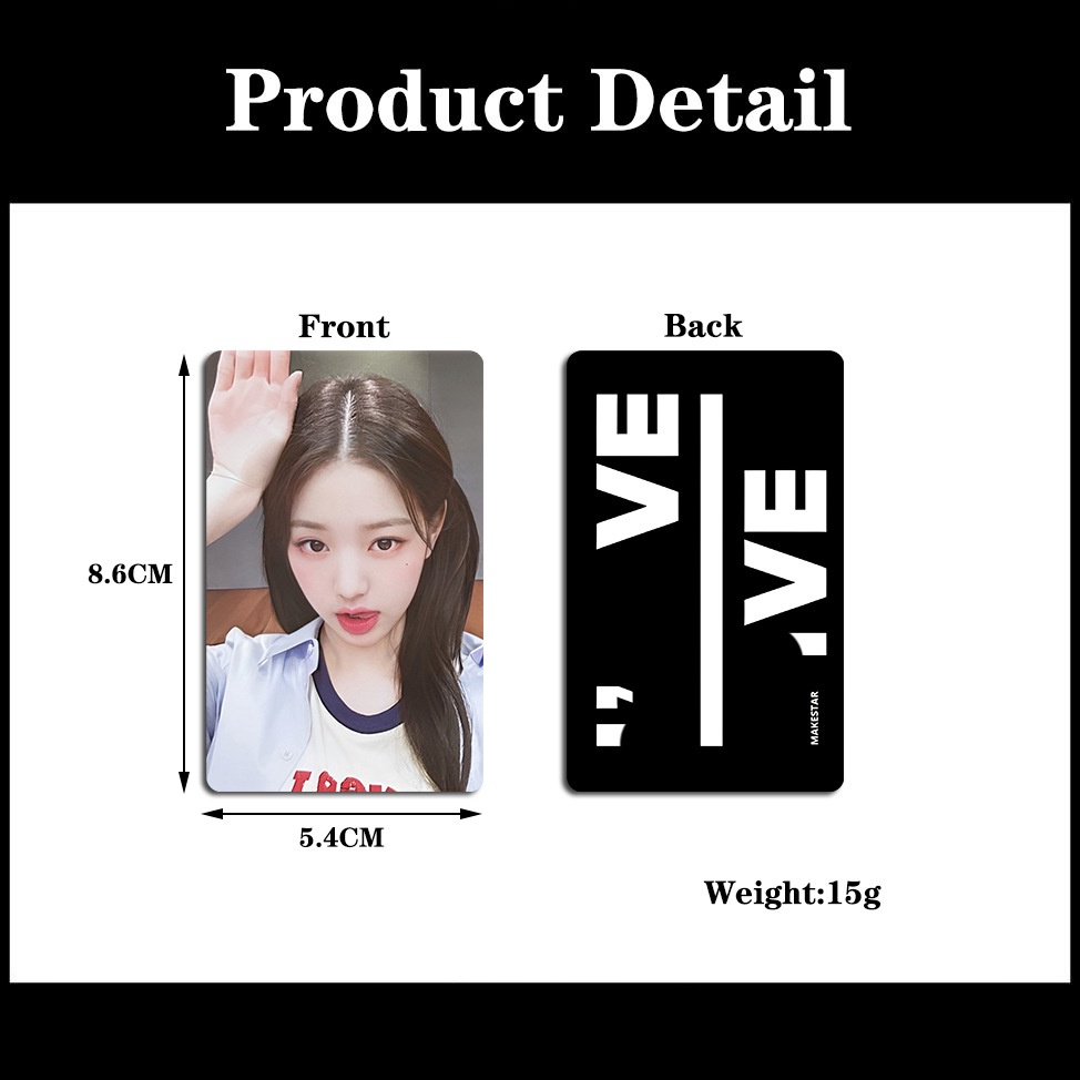 Bộ Sưu Tập Thẻ Ảnh LOMO Hình Ca Sĩ Hàn Quốc Wuji GAEUL LIZ REI LEESEO