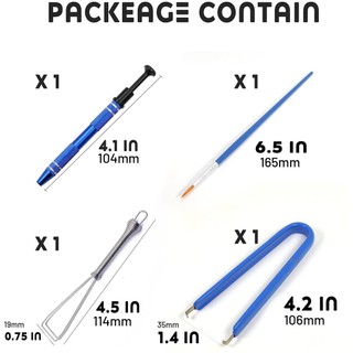 4Pcs/Set Durable Keyboard Lube Switch Puller Kits Station Keycap Remover Mechanical Key Tool [Q/14]