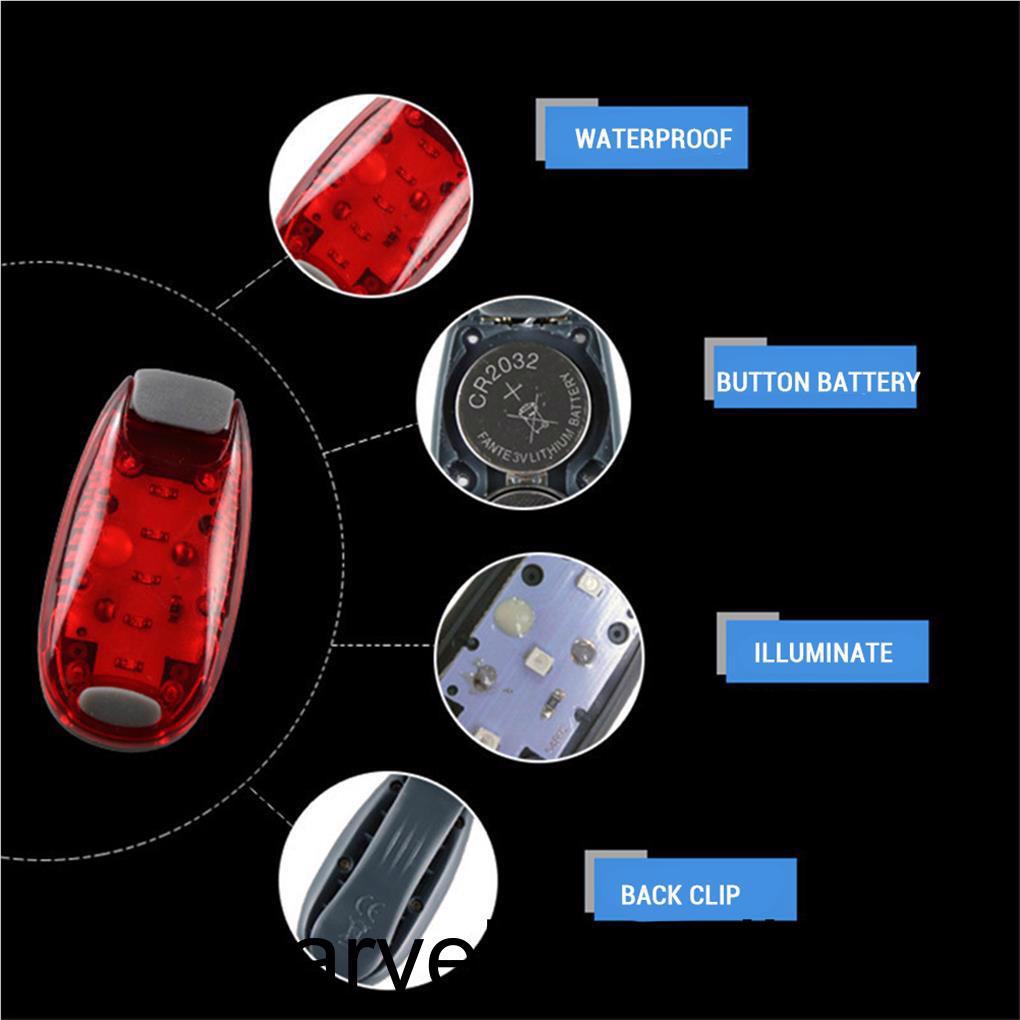 Đèn Cảnh Báo Bằng ABS Tùy Chỉnh Thay Thế Tiện Dụng Cho Xe Đạp / Leo Núi