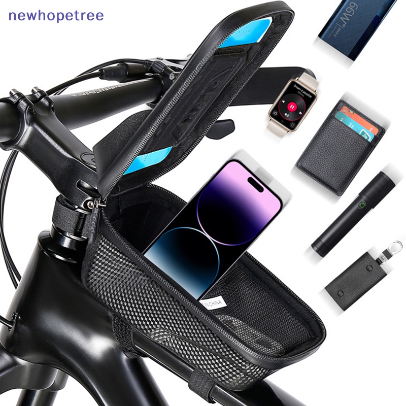 Túi Đựng Điện Thoại Chống Thấm Nước Gắn Khung Trước Xe Đạp Tiện Lợi