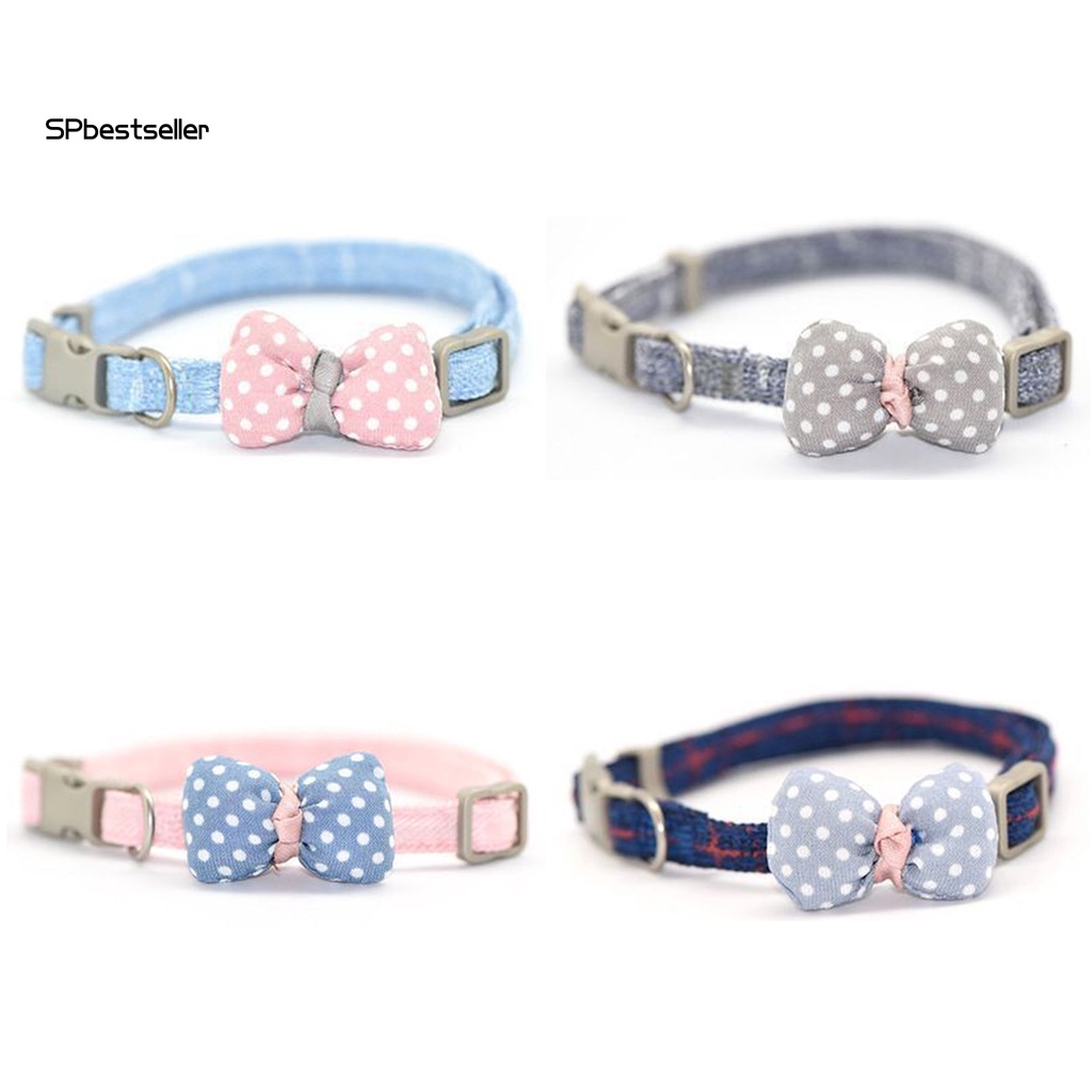 Vòng Cổ Thắt Nơ Xinh Xắn Cho Thú Cưng