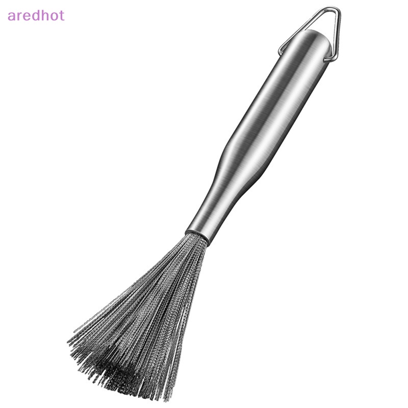 Bàn Chải Chà Nồi Bằng Thép Không Gỉ Với Tay Cầm Dài Tiện Dụng Mới