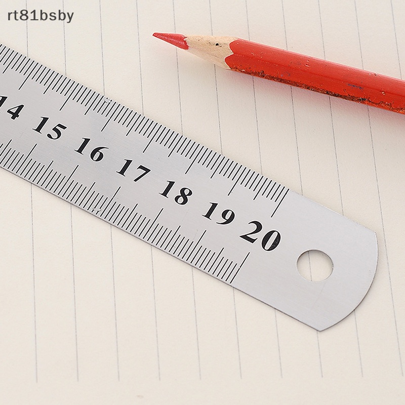 Thước Đo Hai Mặt 15-30cm Bằng Thép Không Gỉ Tiện Dụng