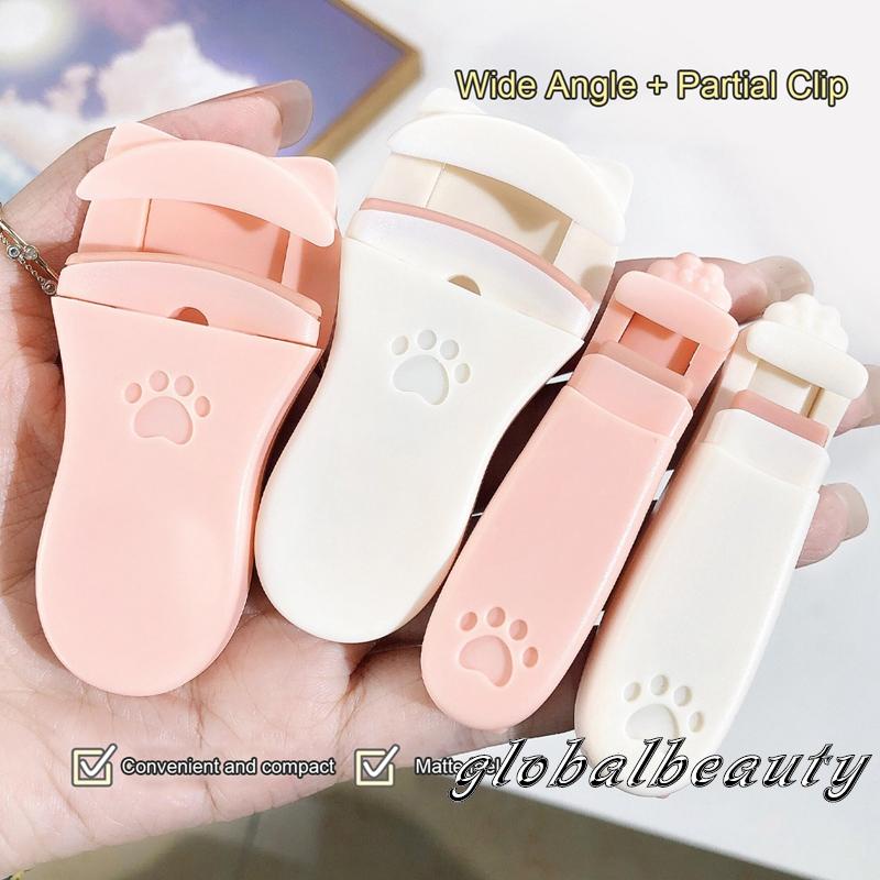 Dụng Cụ Uốn Cong Lông Mi Cầm Tay Với Độ Chính Xác Cao Thiết Kế Hình Chân Mèo Dễ Thương