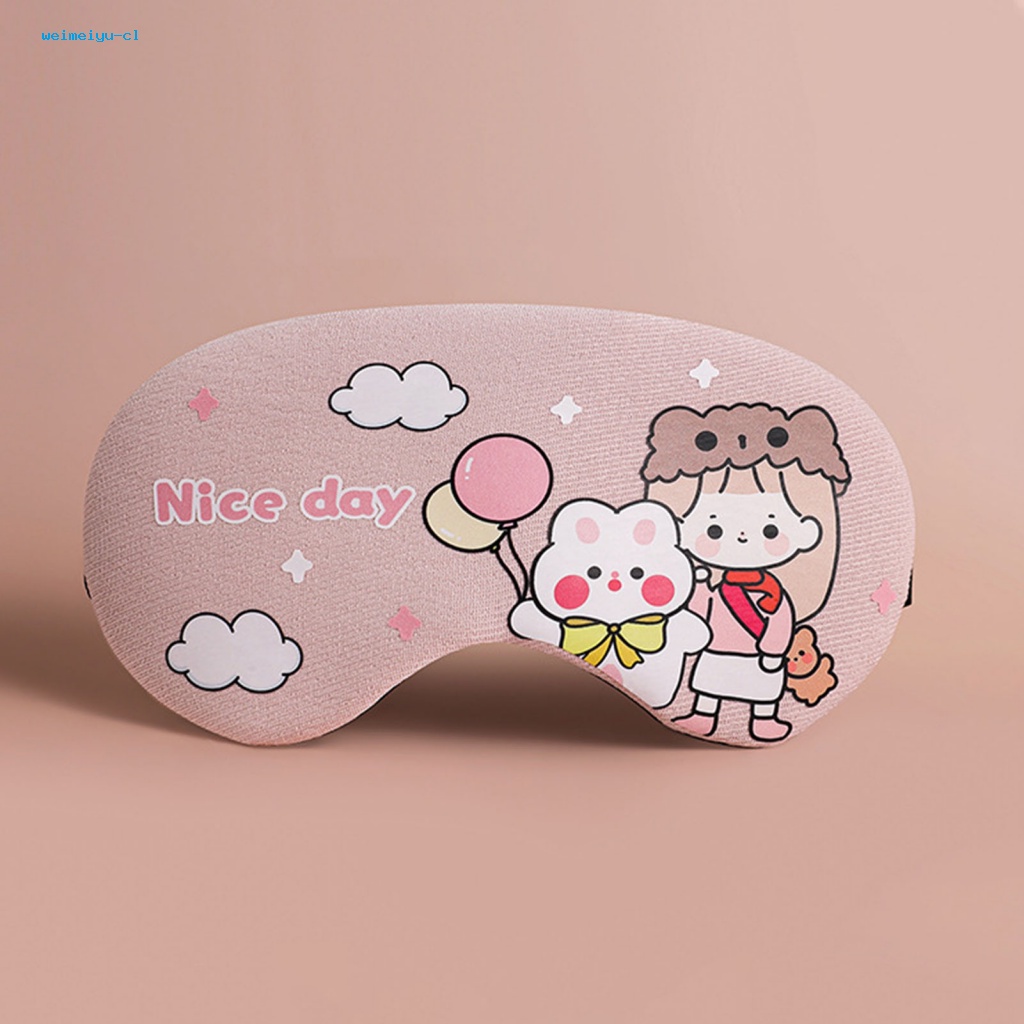 1 Bộ Vỏ Bọc Mắt Ngủ Co Giãn Họa Tiết Vui Nhộn