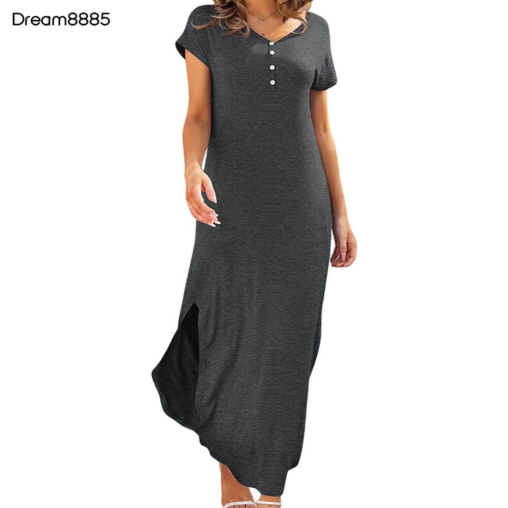 [Mabre85 Stock] Váy Nữ Mùa Hè Màu Trơn