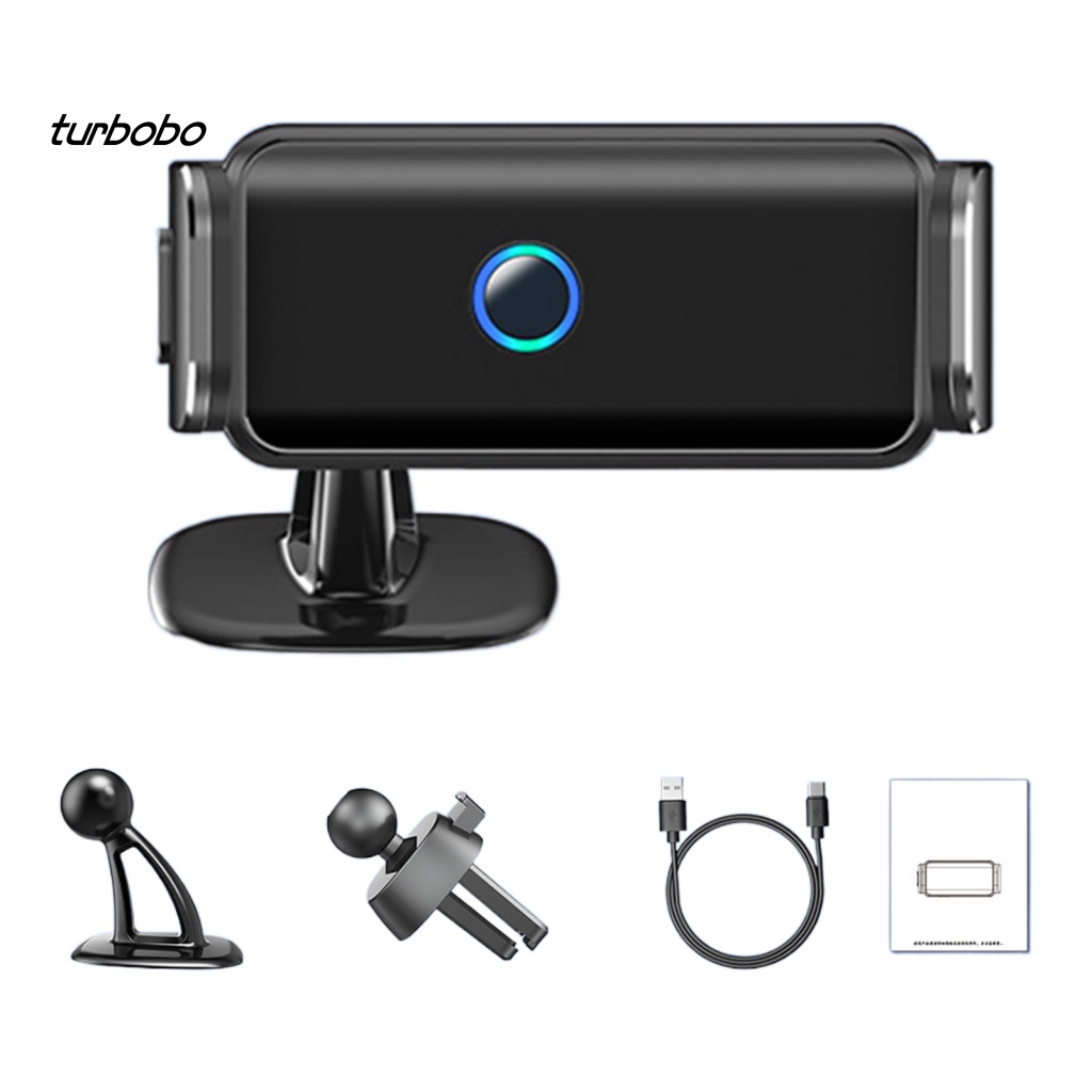 1 Bộ Giá Đỡ Điện Thoại DC5V Thông Minh Tự Động Khóa Trên Xe Hơi