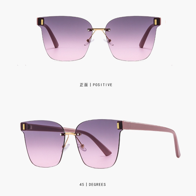 Kính Mát Oversized Không Gọng Hàn Quốc Sự Bảo Vệ