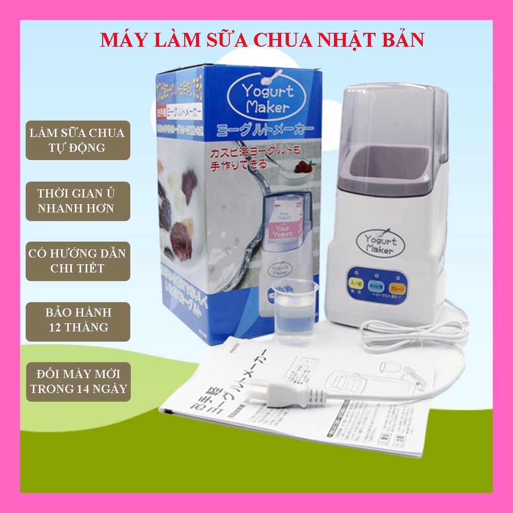 Máy làm sữa chua Nhật Bản máy ủ sữa chua nhanh ổn định an toàn và tiện lợi.