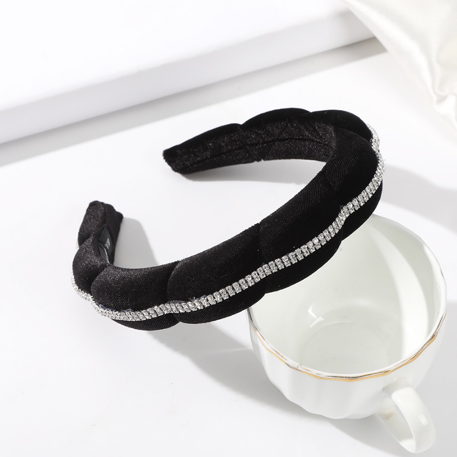 Băng Đô Nhung Đính Đá Thời Trang Hàn Quốc Cho Nữ