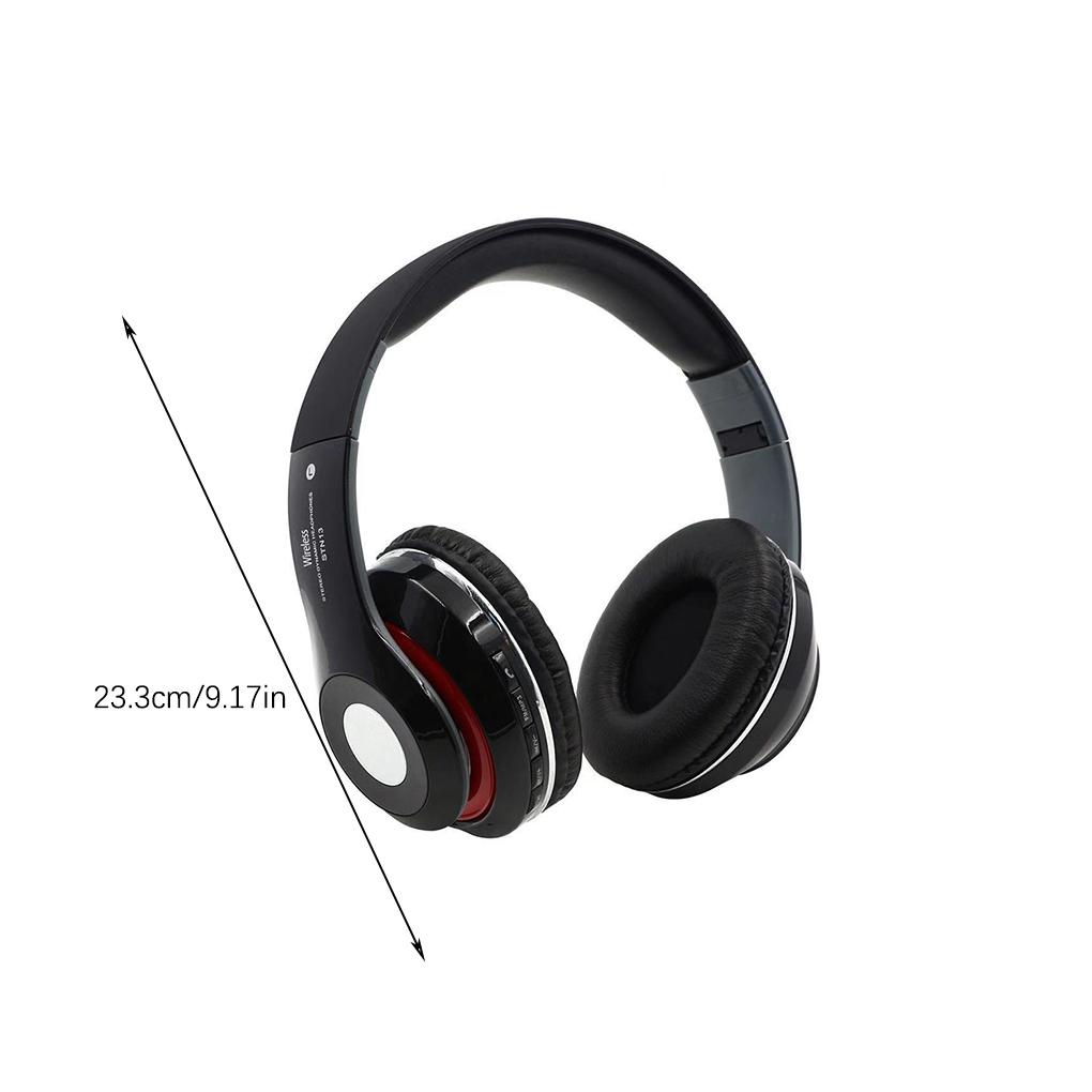 Tai Nghe Chụp Tai Bằng Da Mềm Gấp Gọn Kèm Mic Đa Năng Tiện Dụng Cho MP3