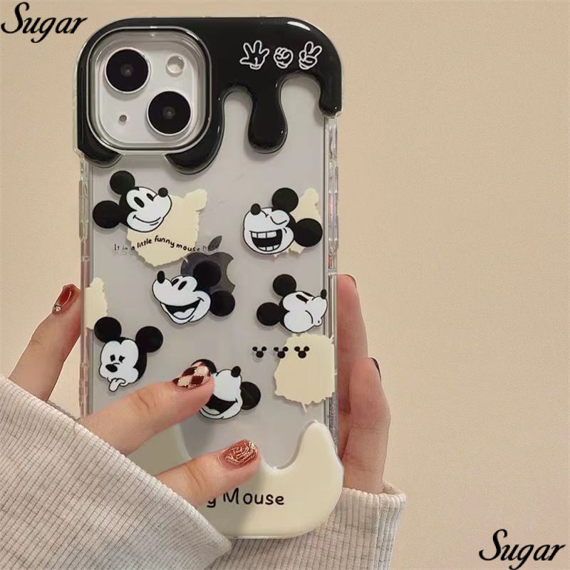 ✅Ốp Điện Thoại Họa Tiết Chuột Mickey 12Qw Cho Iphone13promax / xrproxs14 Niche plus 11