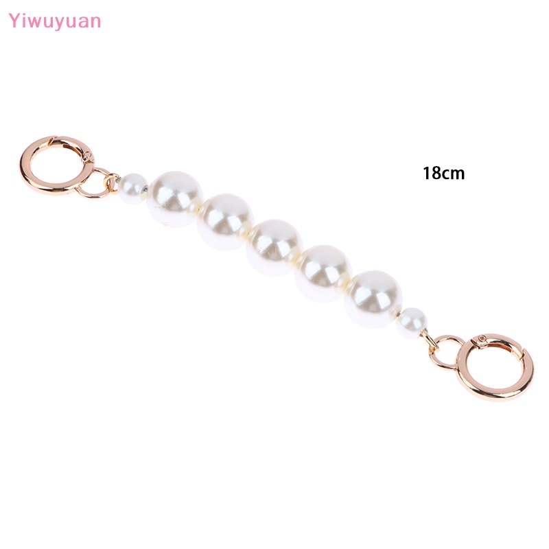 < Yiwuyuan > Túi Xách Đeo Chéo Chuỗi Ngọc Trai Có Khóa Cài DIY Mới
