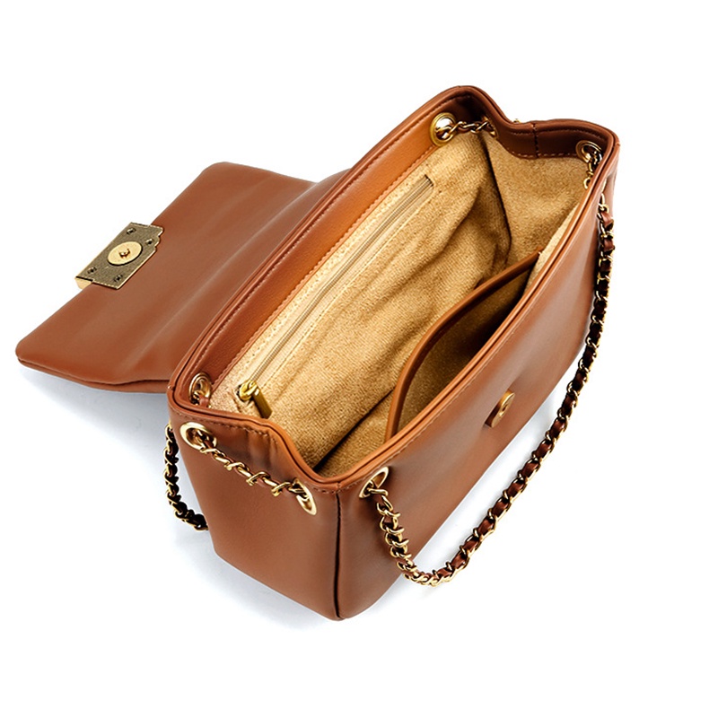 Túi đeo dưới cánh tay Hình Vuông Cỡ Nhỏ Màu Trơn Mềm Mại Thời Trang Cao Cấp Cho Nữ