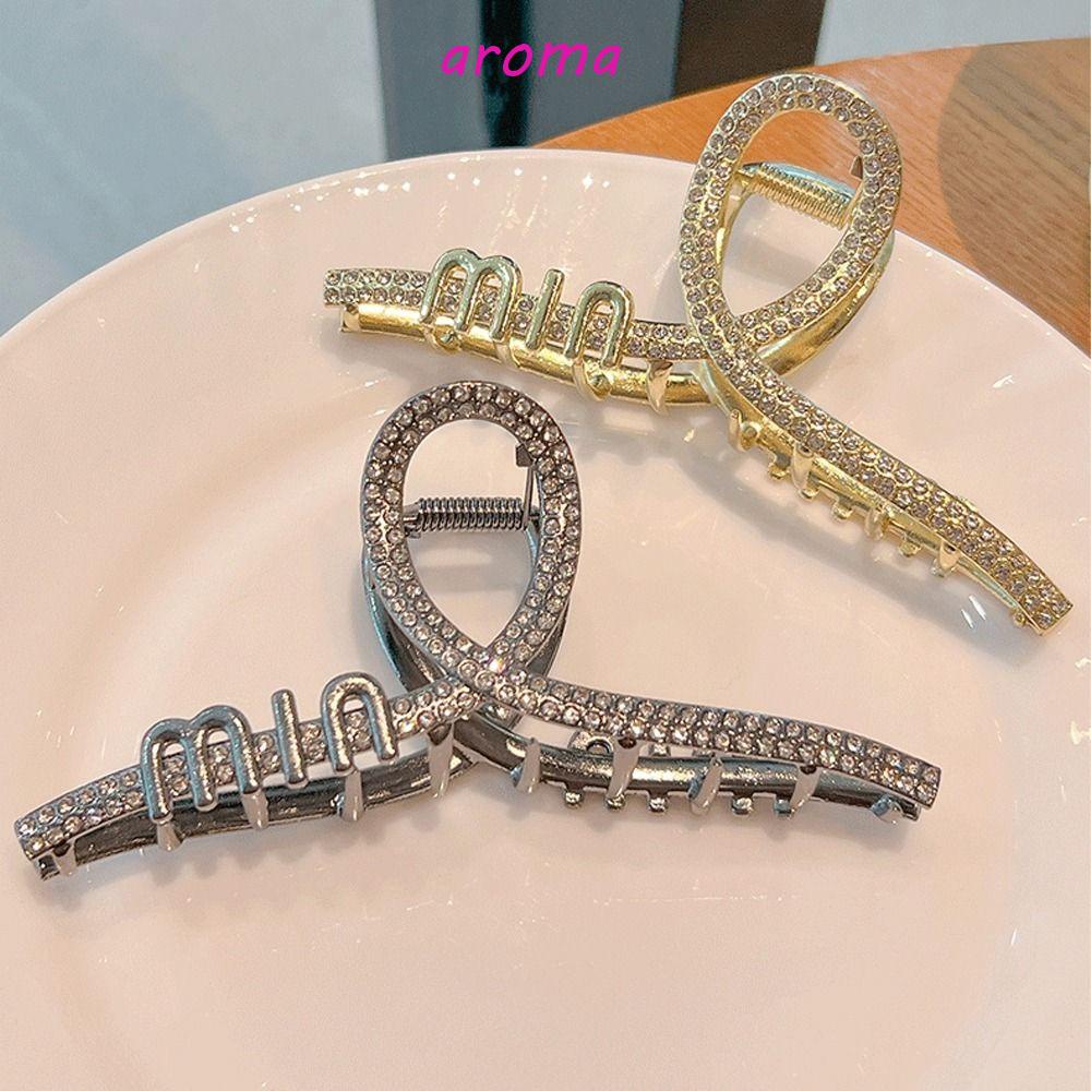 Kẹp Tóc Càng Cua Lớn In Chữ Thời Trang Thanh Lịch|Kẹp Tóc Hình Cá Mập Phong Cách Hàn Quốc