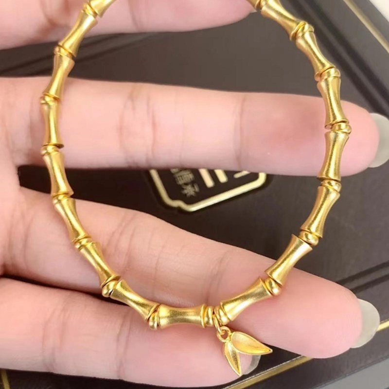 Vòng Đeo Tay Hình Xương Tre Phong Cách Âu Mỹ Thời Trang Cho Nữ