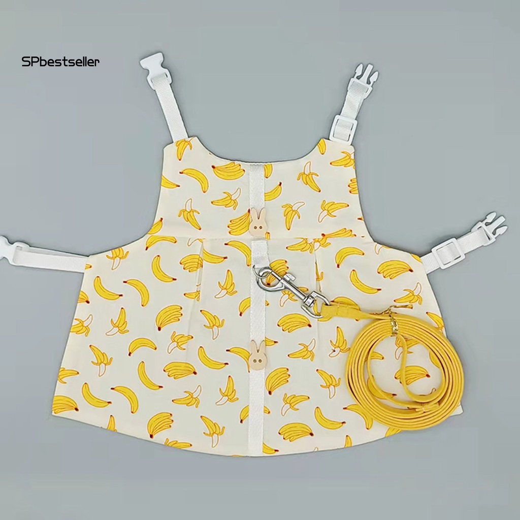 1 Bộ Áo Sát Nách In Hình Thỏ Hoạt Hình Thoáng Khí Có Thể Điều Chỉnh Cho Mùa Hè