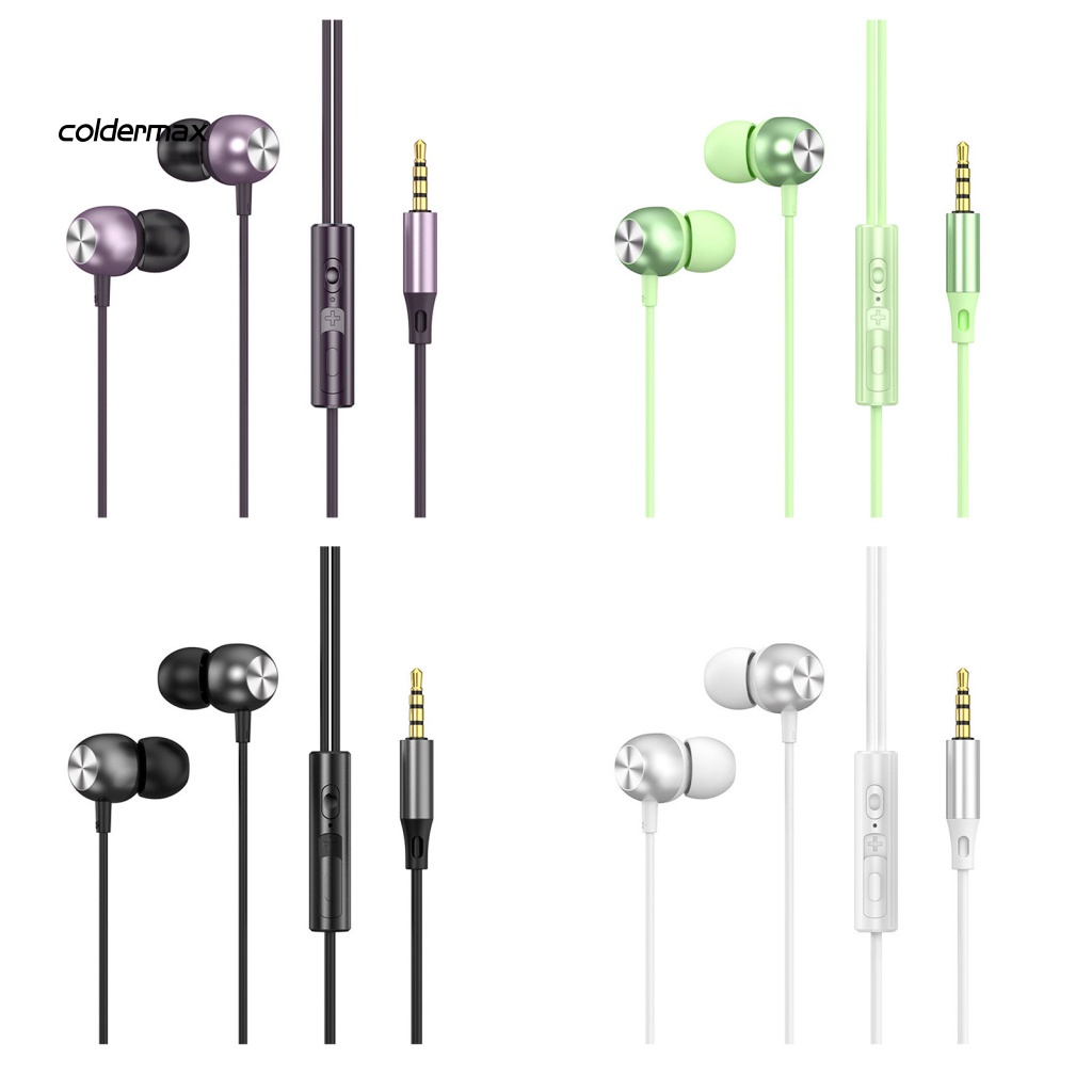 Tai Nghe Nhét Tai Jack 3.5mm Âm Thanh Stereo Sống Động Cho Điện Thoại