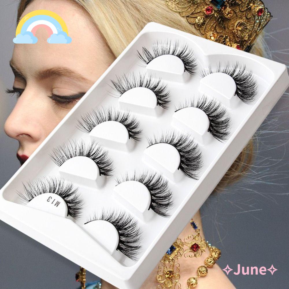 Lông Mi Giả 3D Bằng Lông Chồn Nhân Tạo Dài Và Dày Cho Nữ