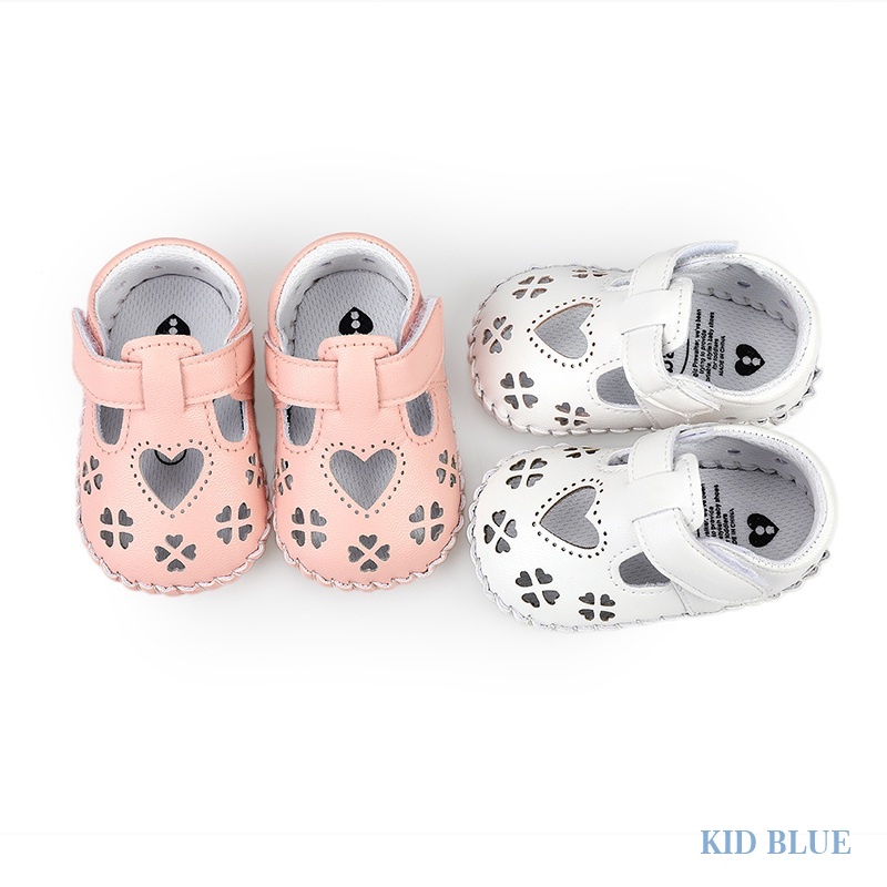 Giày Sandal Đế Mềm Chống Trượt Thoáng Khí Thoải Mái In Họa Tiết Trái Tim Dễ Thương Thời Trang Xuân Hè Cho Bé