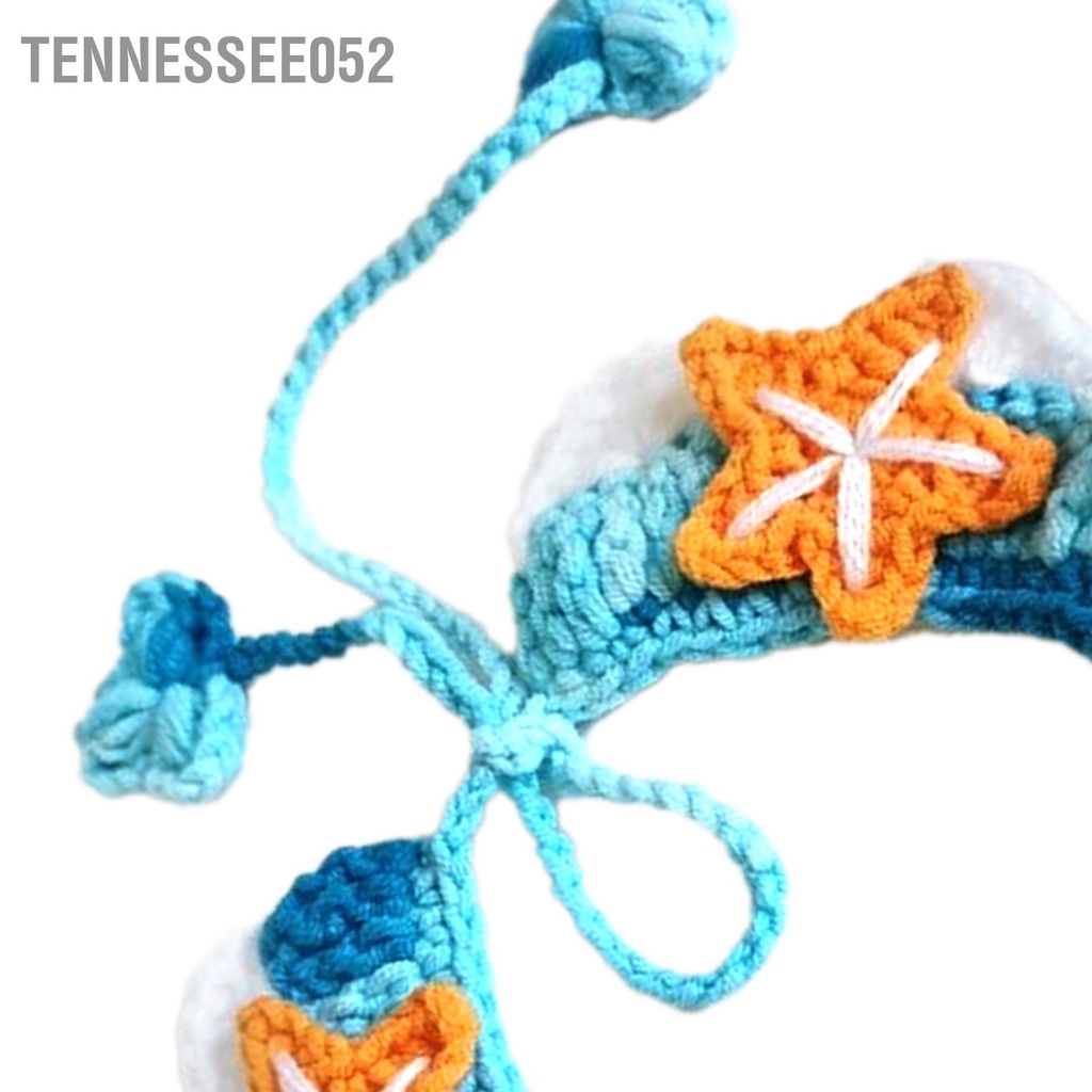 Tennessee052 Dệt Kim Cổ Thú Cưng Tay Thoáng Khí Thoải Mái Thời Trang Yếm Mèo Có Dây Thể Điều Chỉnh Cho Chó