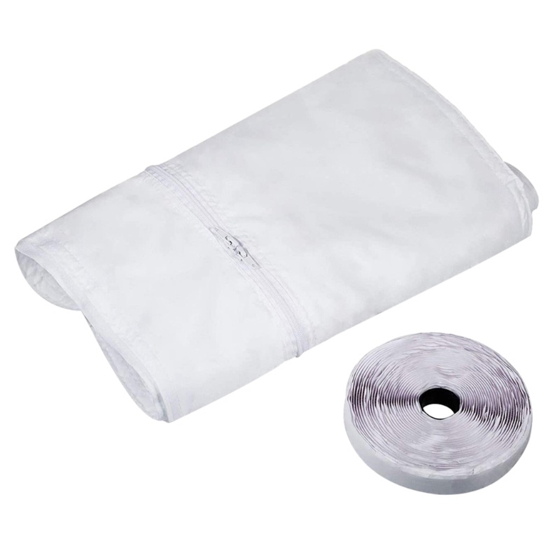 Khung Dán Bảo Vệ Máy Điều Hòa Không Khí Di Động Có Khóa Kéo Và Keo Dán