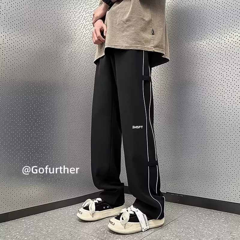 Quần Dài Ống Rộng Phong Cách Đường Phố Thời Trang Mùa Hè Cho Nam