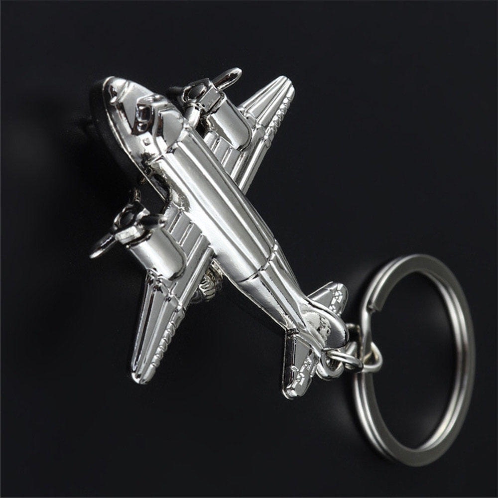 Mới Móc Khóa Kim Loại Hình Máy Bay Cổ Điển