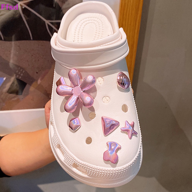 1 Bộ Phụ Kiện Trang Trí Giày Hình Hoa / Giày Croc Hoạt Hình Dễ Thương Có Thể Tháo Rời DIY Làm Quà Tặng Lễ Hội Cho Trẻ Em * Bán Chạy