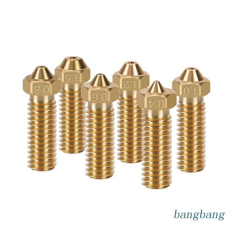 Vòi Phun M6 0.4mm-1.5mm Bằng Đồng Thau Cứng Chuyên Dụng Cho Máy In 3D 1.75mm