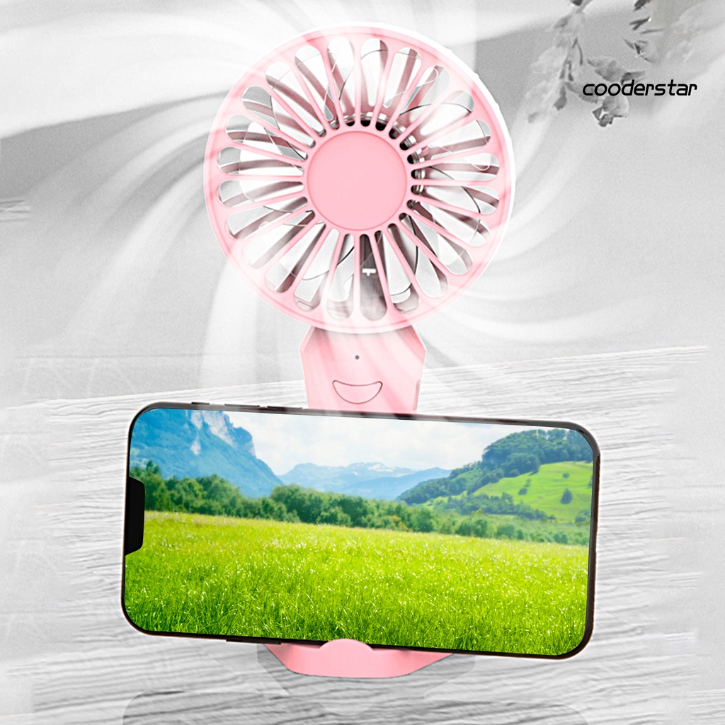 1 Bộ Quạt Làm Mát Cầm Tay Có Thể Điều Chỉnh Chế Độ Gió Mạnh Không Ồn Sử Dụng Hàng Ngày