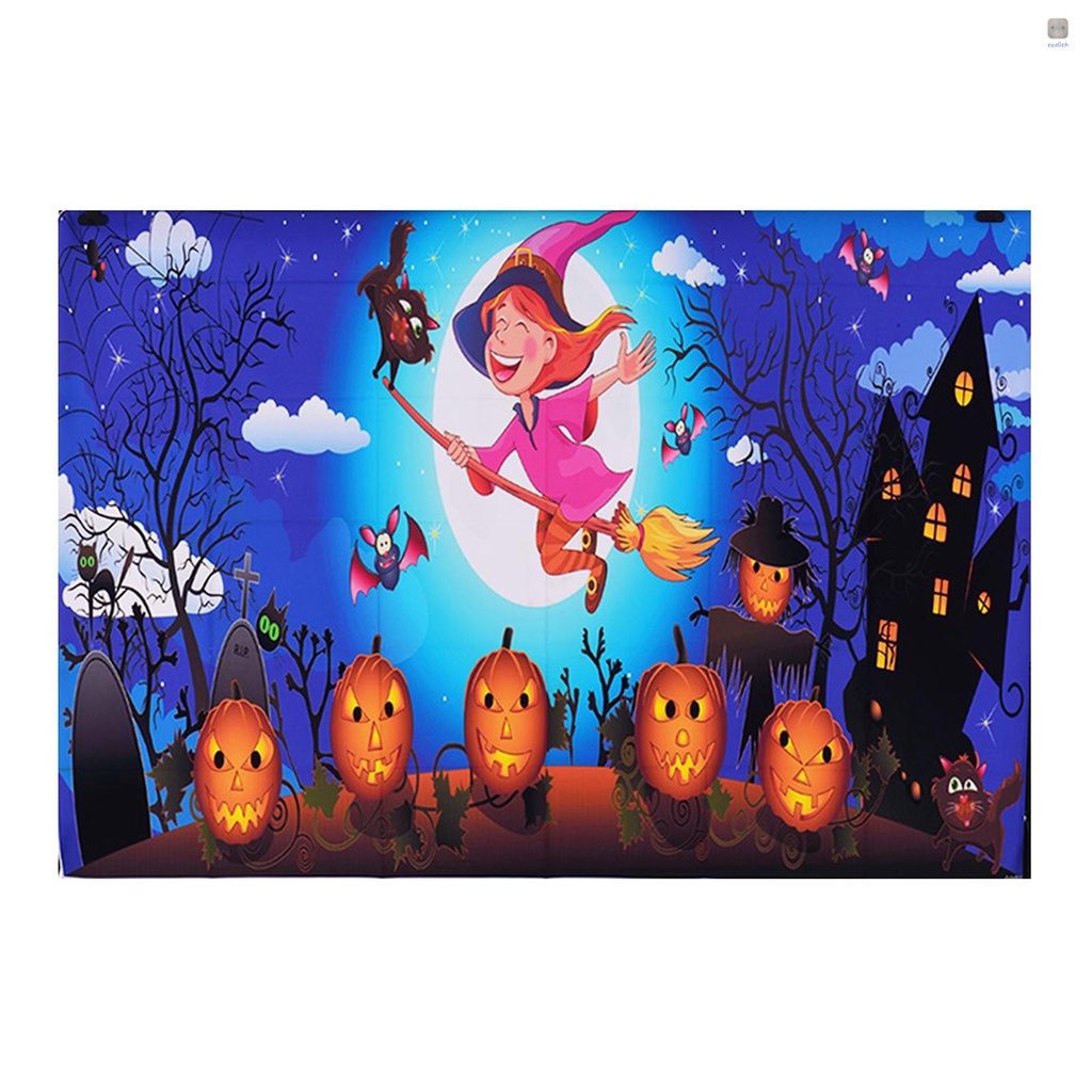 ANDOER Phông Nền Chụp Ảnh Phong Cách Halloween Độc Đáo 1.5 * 2.1M / 5 * 7feet