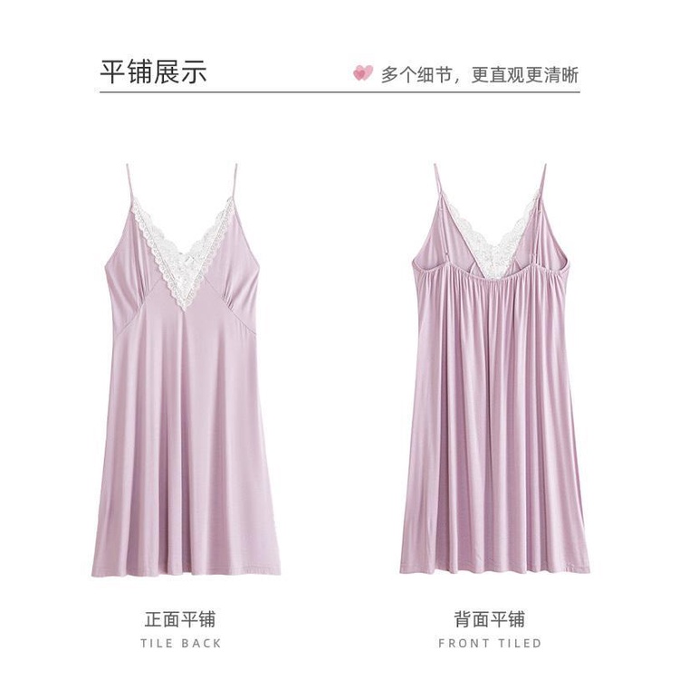 Đồ ngủ Nữ Sát Nách Phối Ren Gợi Cảm