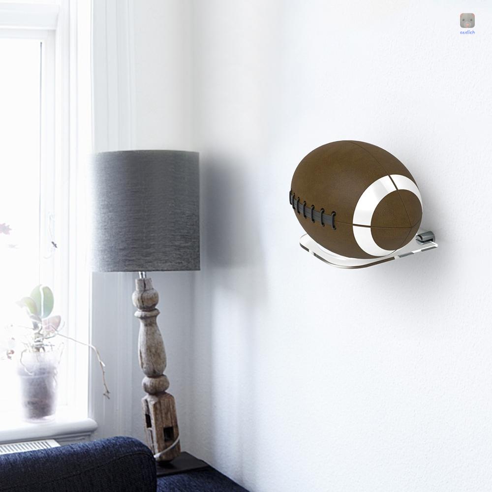 Giá Đỡ Trưng Bày Bóng Bầu Dục Bằng Acrylic Trong Suốt Gắn Tường