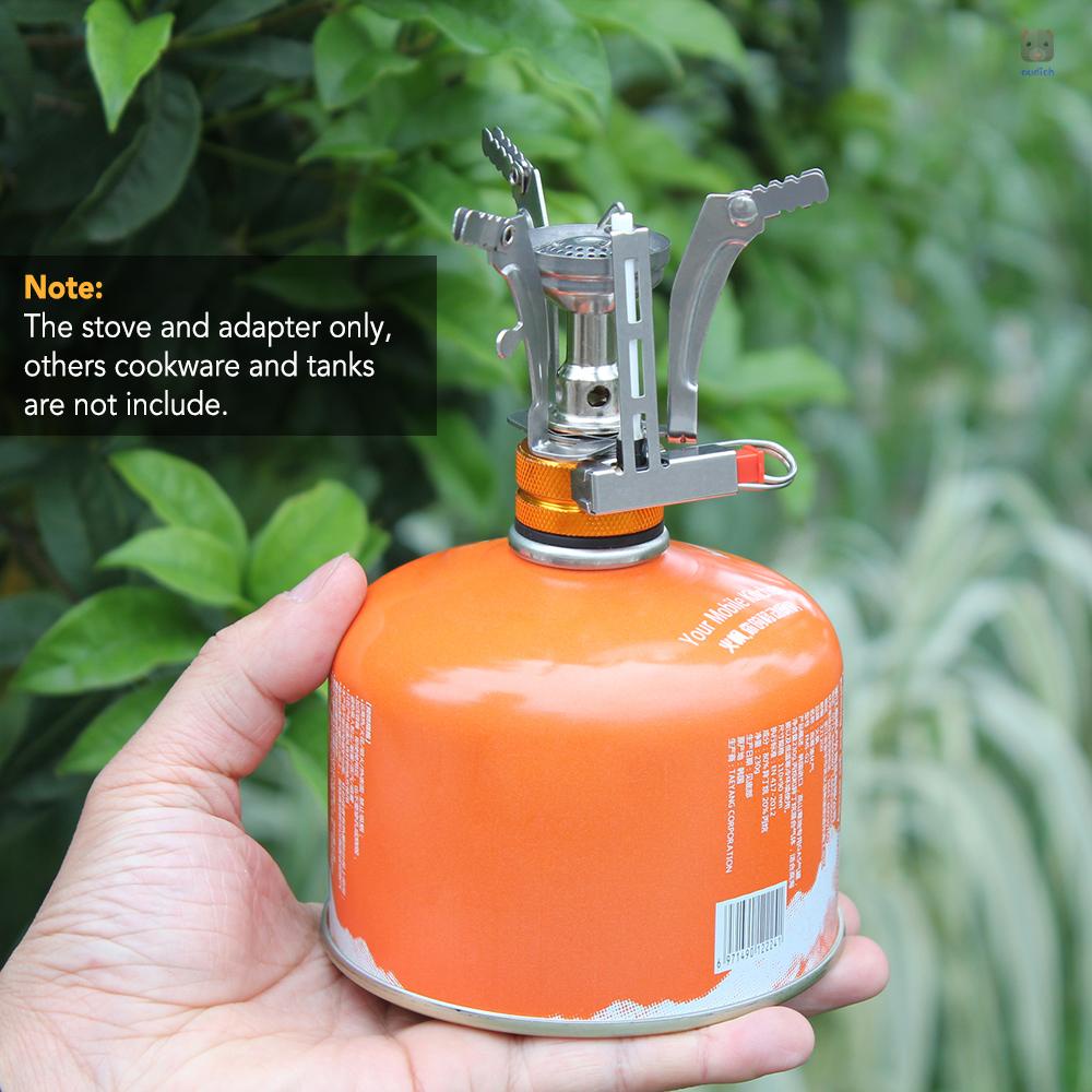 Bếp Gas Siêu Nhẹ Có Thể Gấp Gọn Kèm Hộp Chuyển Đổi Và Đổ Đầy Tiện Lợi