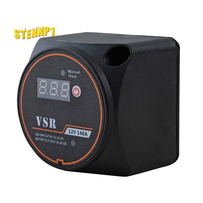 Màn hình kỹ thuật số 12V 140A Pin kép Bộ cách ly thông minh Điện áp nhạy cảm Bộ cách ly pin cho ATV, UTV , Thuyền , RV 's