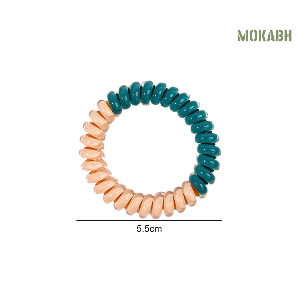 1 Cặp Dây Buộc Tóc Co Giãn Tốt Màu Sắc Ngọt Ngào Thời Trang Cho Nữ