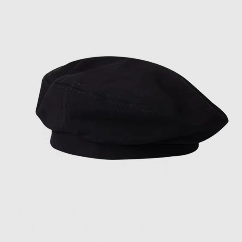 Mũ Beret Vải cotton Màu Trơn Dễ Thương Thời Trang Mùa Hè Cho Bạn Gái