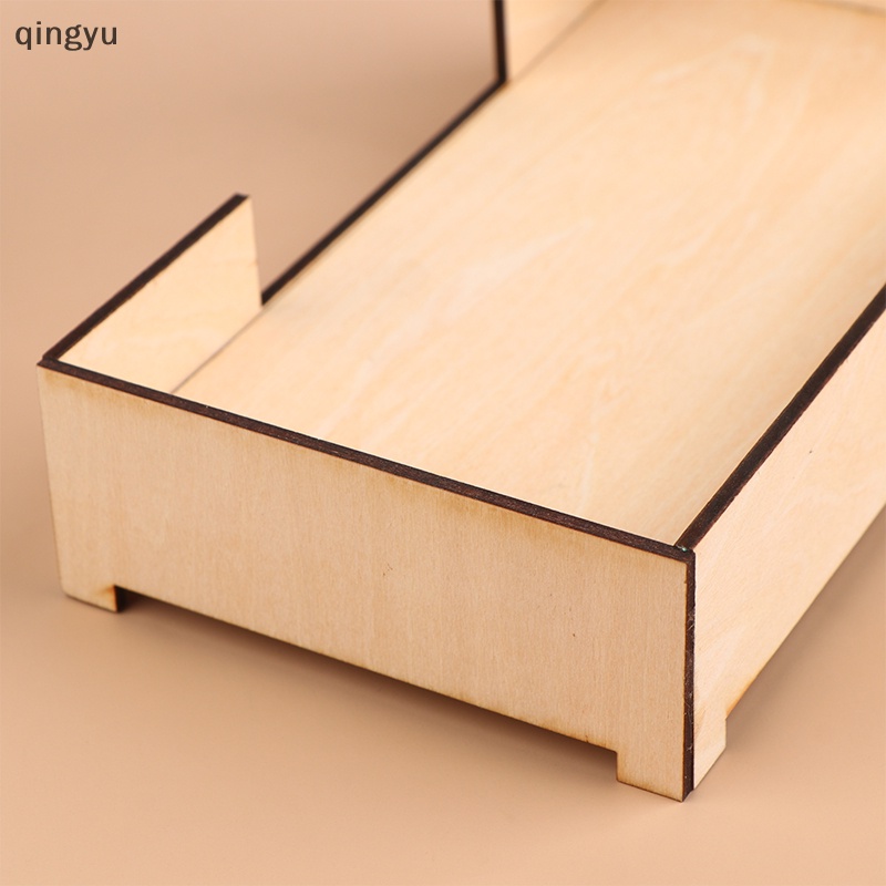 Giường Ngủ Hoạt Hình Mini Tỉ Lệ 1 / 12 Trang Trí Nhà Búp Bê