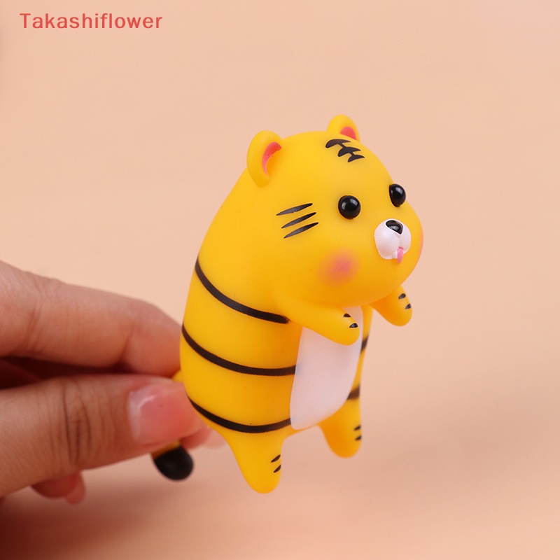 (Takashiflower) Dây Treo Trang Trí Nội Thất Xe Hơi Hình Hổ / Gấu Trúc Đeo Kính