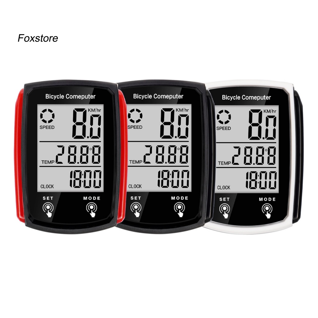 1 Bộ Đồng Hồ Điện Tử Không Dây Chống Rỉ Sét Thay Đổi Pin Nhanh Cho Xe Đạp